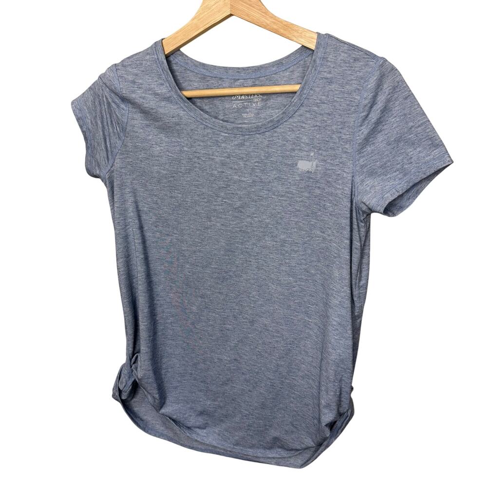 Masters Tech Women's Size Small Blue Active Performance SideTwist T-Shirt